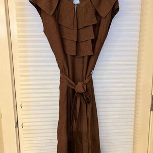 Brian Reyes Brown Long Dress for Women